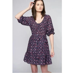 Xirena Jia Dress Navy Rouge -sz M